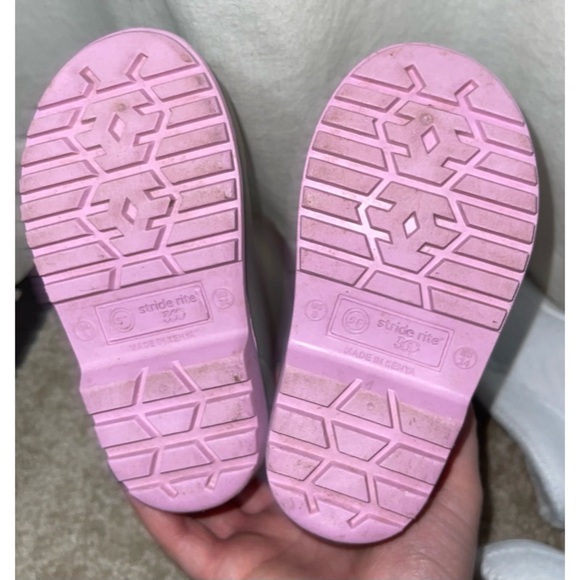 🌸✨Stride Rite 360 Toddler Rainbow Gecko Rain Boot with Cozy Removable Lining - Picture 13 of 14